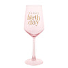 Confetti Wine Glass - Happy Birthday
