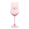 Confetti 60th Birthday Wine Glass