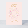Petimo - In The Mix Wife Confetti Gold Foil Card