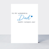 Petimo - Wonderful Dad Father's Day Script Touchstone Card