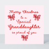 Petimo - Beauregarde Merry Christmas Special Granddaughter Card