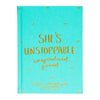 Oli Olsen - Éccolo Guided Hardcover Journal - She's Unstoppable - Teal
