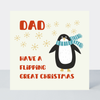 Petimo - Polar Party Dad Flipping Great Christmas Penguins Card