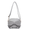 Beau Light Grey Crossbody Bow Bag