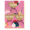Louise Tiler - Happy Birthday Golden Cocktails Card