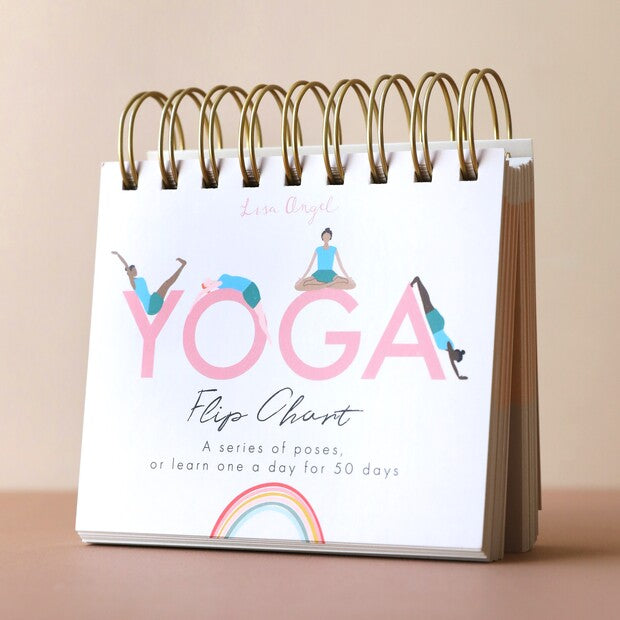 Lisa Angel Daily Yoga Poses Desktop Flip Chart
