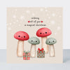 Petimo - Woodland Wishes All of You Magical Christmas Mushroom Card