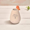 Tiny World Boxed Robins Appear Robin 3D Ceramic Bud Vase