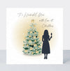 Petimo - Noelle Wonderful Mum with Love at Christmas Tree Card