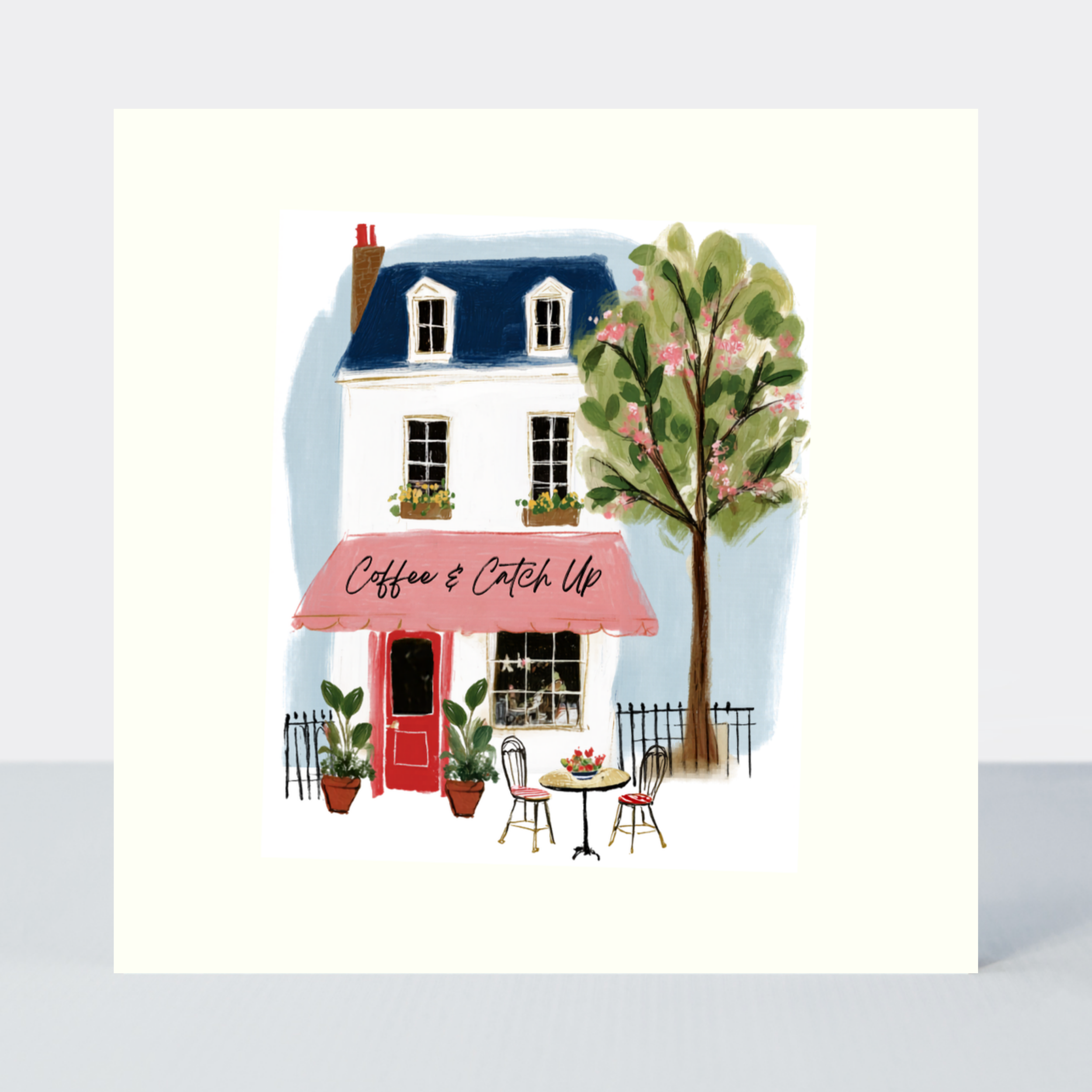 Petimo - Coffee & Catch-Up Up Your Street Blank Card