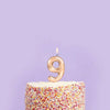 Hootyballoo - Gold Number '9' Candle