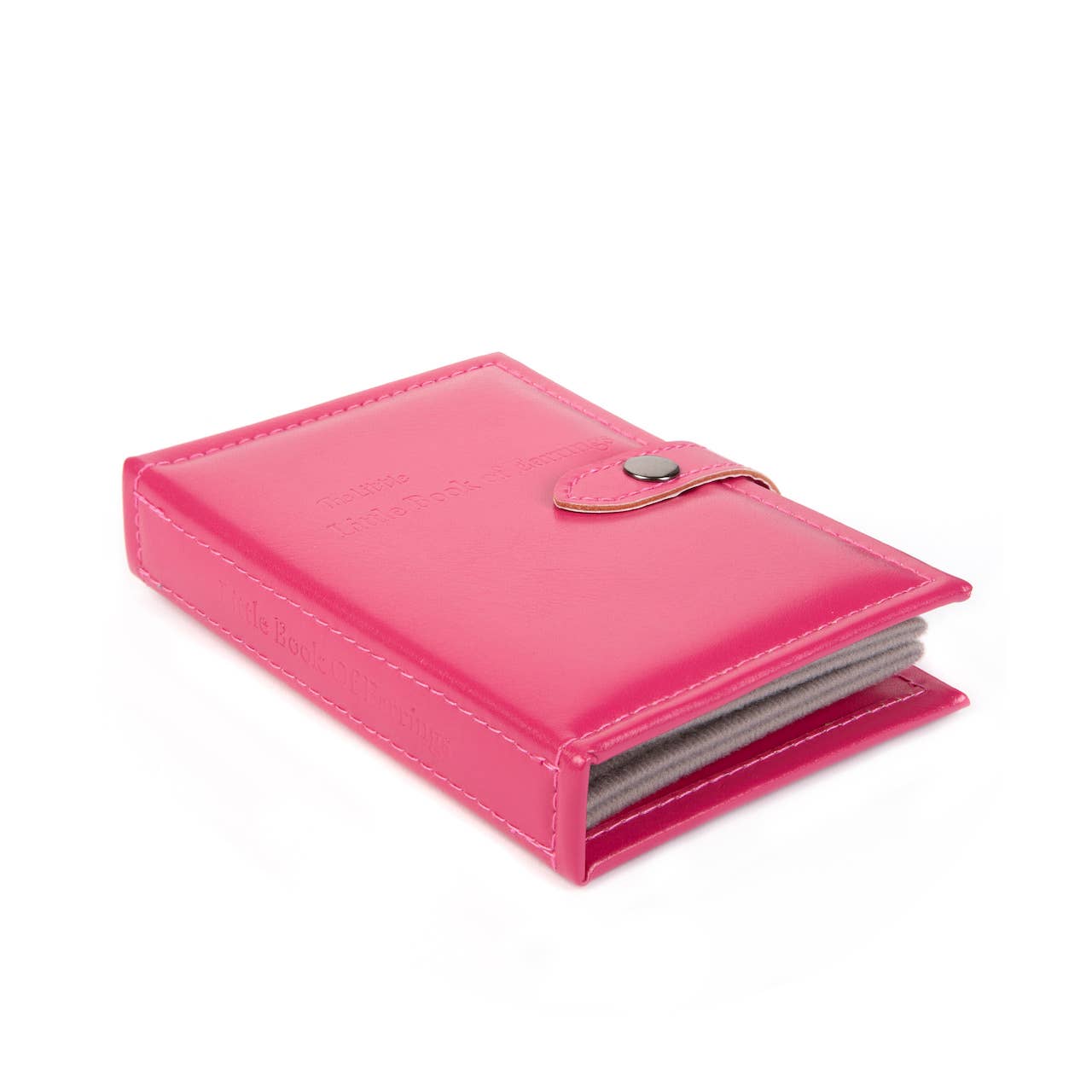 Little Book Of Earrings Pink Perfect earring organiser