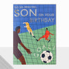 Laura Darrington Amazing Son Football Birthday Card