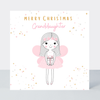 Petimo - Sugar Plum Merry Christmas Granddaughter Fairy Pink Card