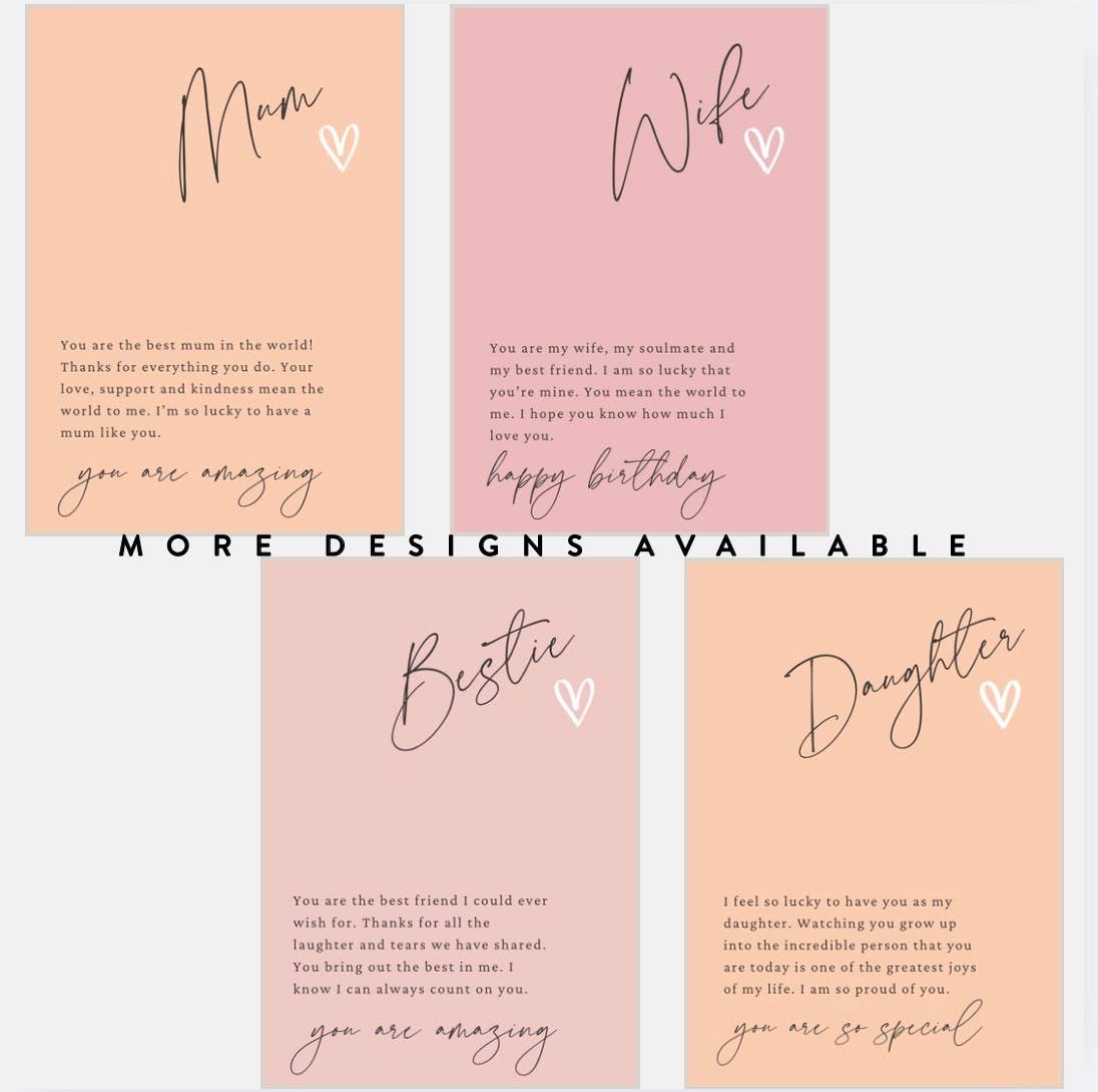 Petimo - Bestie You Are Amazing Card - Pink Birthday/Friendship