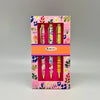 Paper Salad Gift Set 3 Pens Flowers Stationery