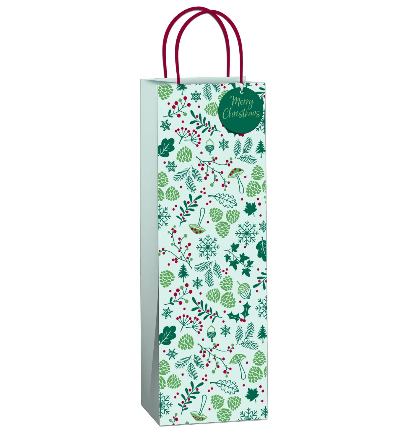The Unique Paper Company - Holly and Ivy Christmas Gift Bags: Large