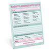 Abrams & Chronicle Books - Knock Knock Passive Aggressive Nifty Note (Pastel Version)