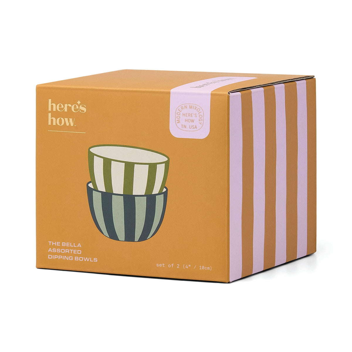 Designworks Collective - The Bella Dipping Bowls - Set of 2 - Olive & Blue