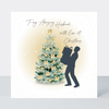 Petimo - Noelle Amazing Husband with Love at Christmas Tree Card
