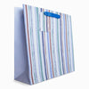 Whistlefish  Blue Stripes Large Gift Bag