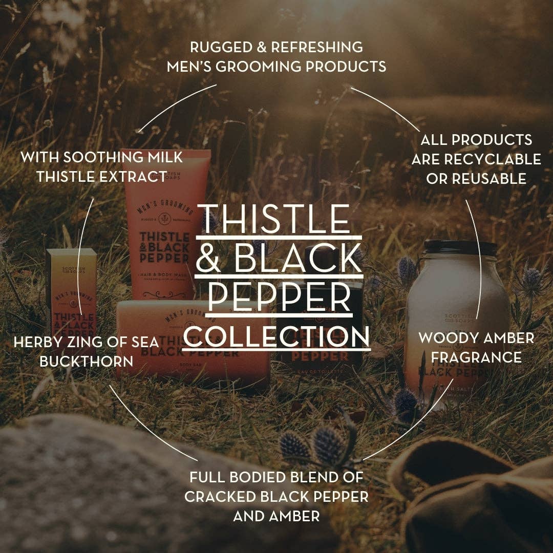 Scottish Fine Soaps - Thistle & Black Pepper Hair & Body Wash 75ml
