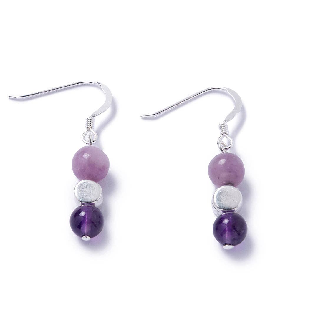 Carrie Elspeth Jewellery - Medley Gemstone Earrings: Teal