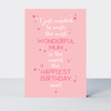 Petimo - Nice One Wonderful Mum Happiest Birthday Pink Card