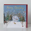 Belly Button Designs - Daughter Deer Scene Christmas Card