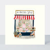Petimo - The Little Cake Shop Up Your Street Blank Card