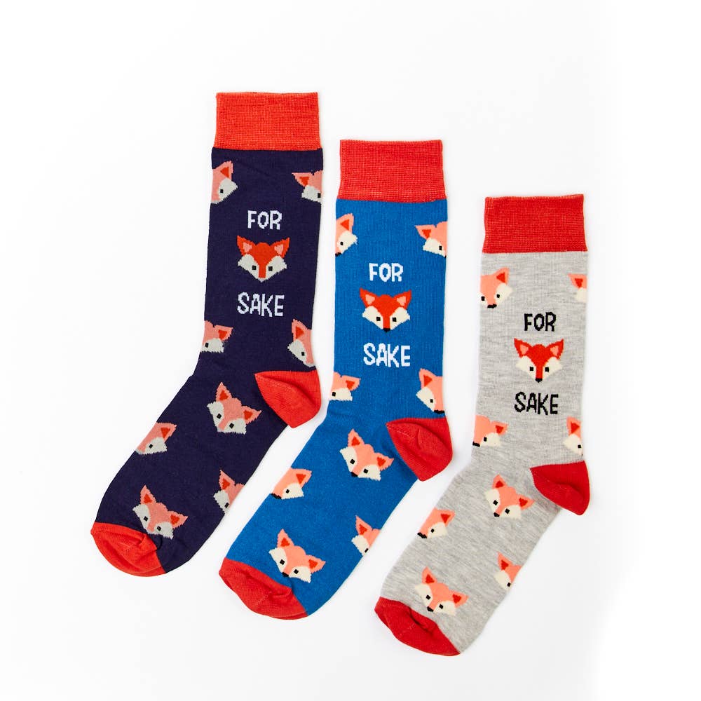 Urban Eccentric - Unisex For Fox Sake Socks Gift Set