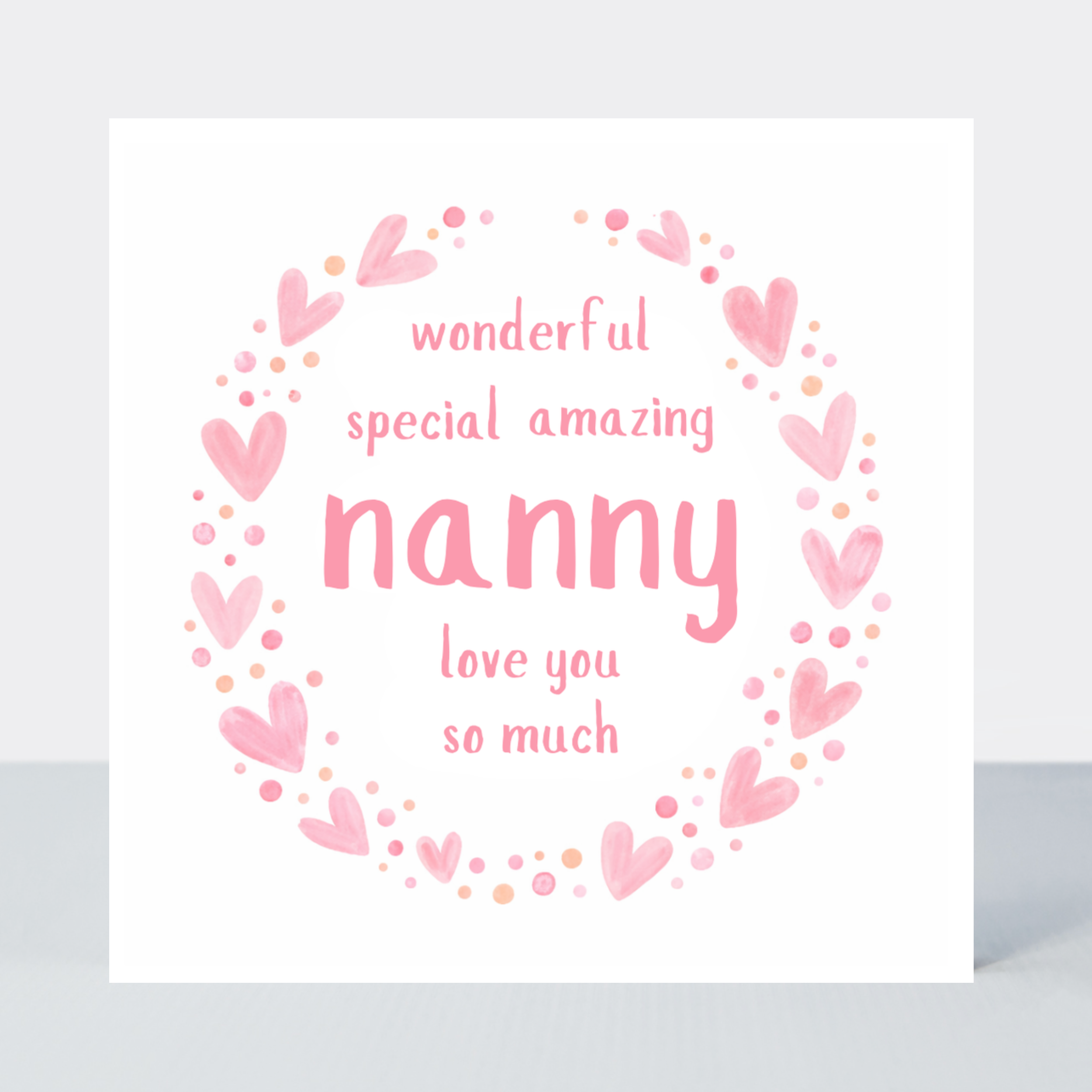 Petimo - Sweet Hearts Wonderful Special Amazing Nanny Pink Heart - More Than Just a Gift | Narborough Hall
