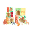 Orange Tree Toys - Woodland Wooden Stacking Cubes