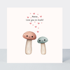 Petimo - Nana Love You So Much Cute Mushroom Card