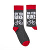 Urban Eccentric - Unisex On Yer Bike Socks : 6 - 11