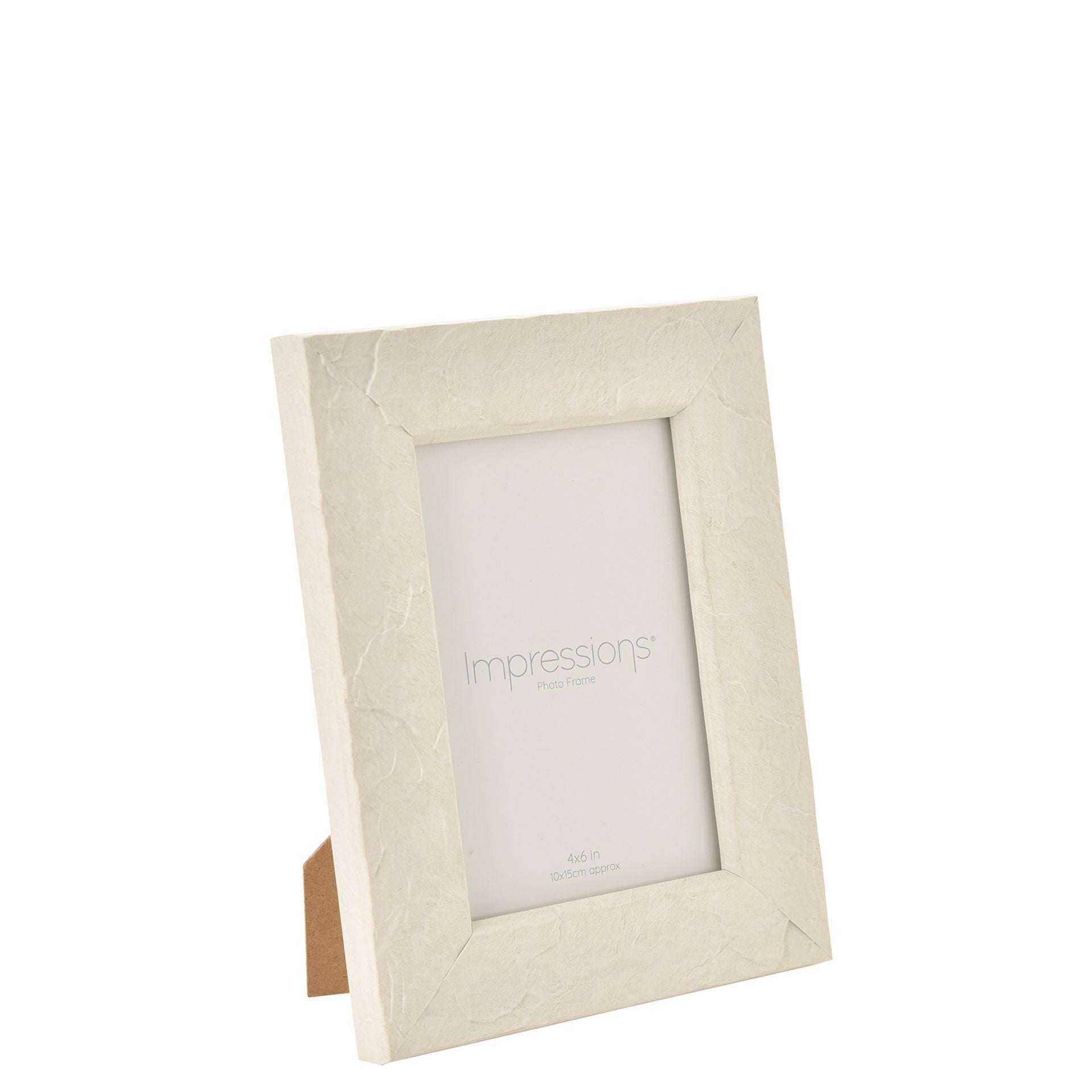 Impressions Resin Photo Frame Grey - 4" x 6"