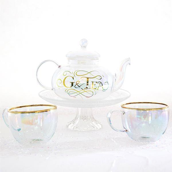 Drinkind 'G & Tea' Gin Cocktail Teapot and Cups Set