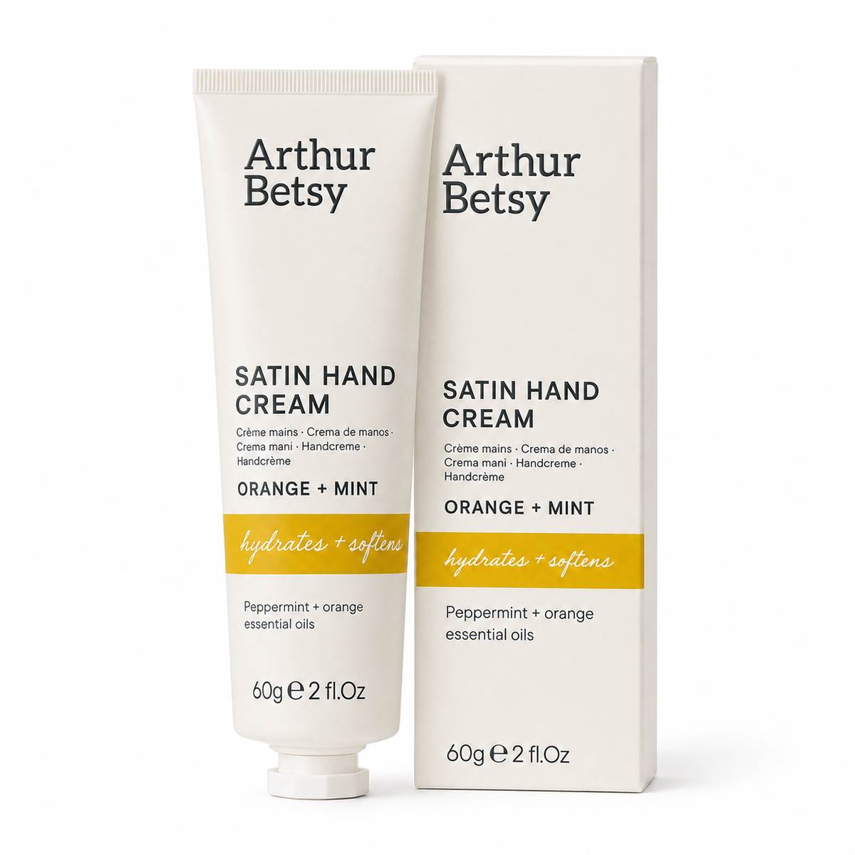 Satin Hand Cream - Peppermint & Orange