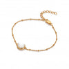Hot Diamonds Golden Edit Mother of Pearl Calm Bracelet