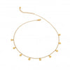 Hot Diamonds Golden Edit Lunar Necklace