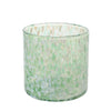 Hestia Glass Tealight Holder - Green