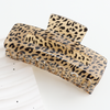 Leopard Rectangle Claw Clip