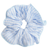 Blue Stripe Giant Hair Scrunchie