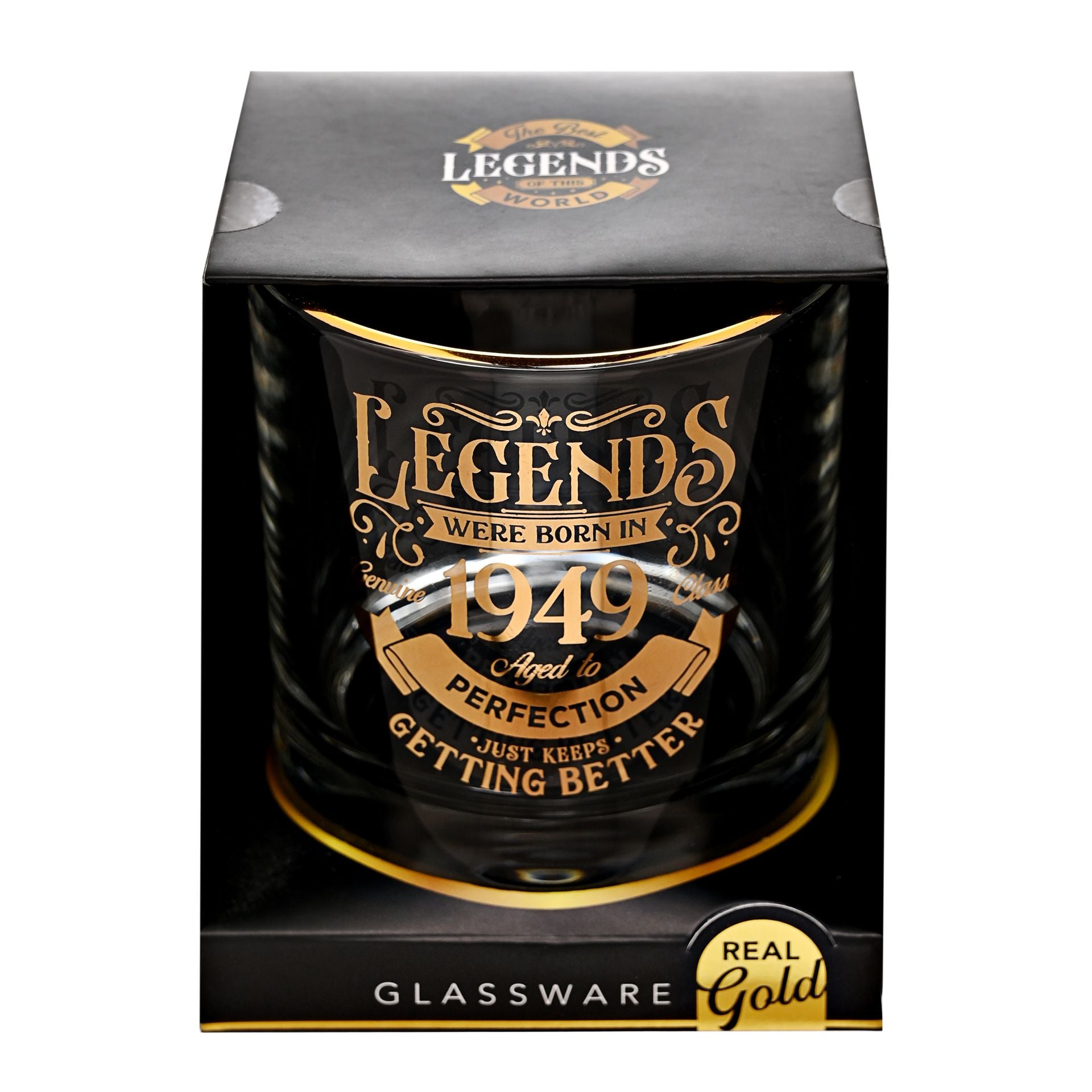 Harvey Makin Legend Tumbler Glass -Grumpy