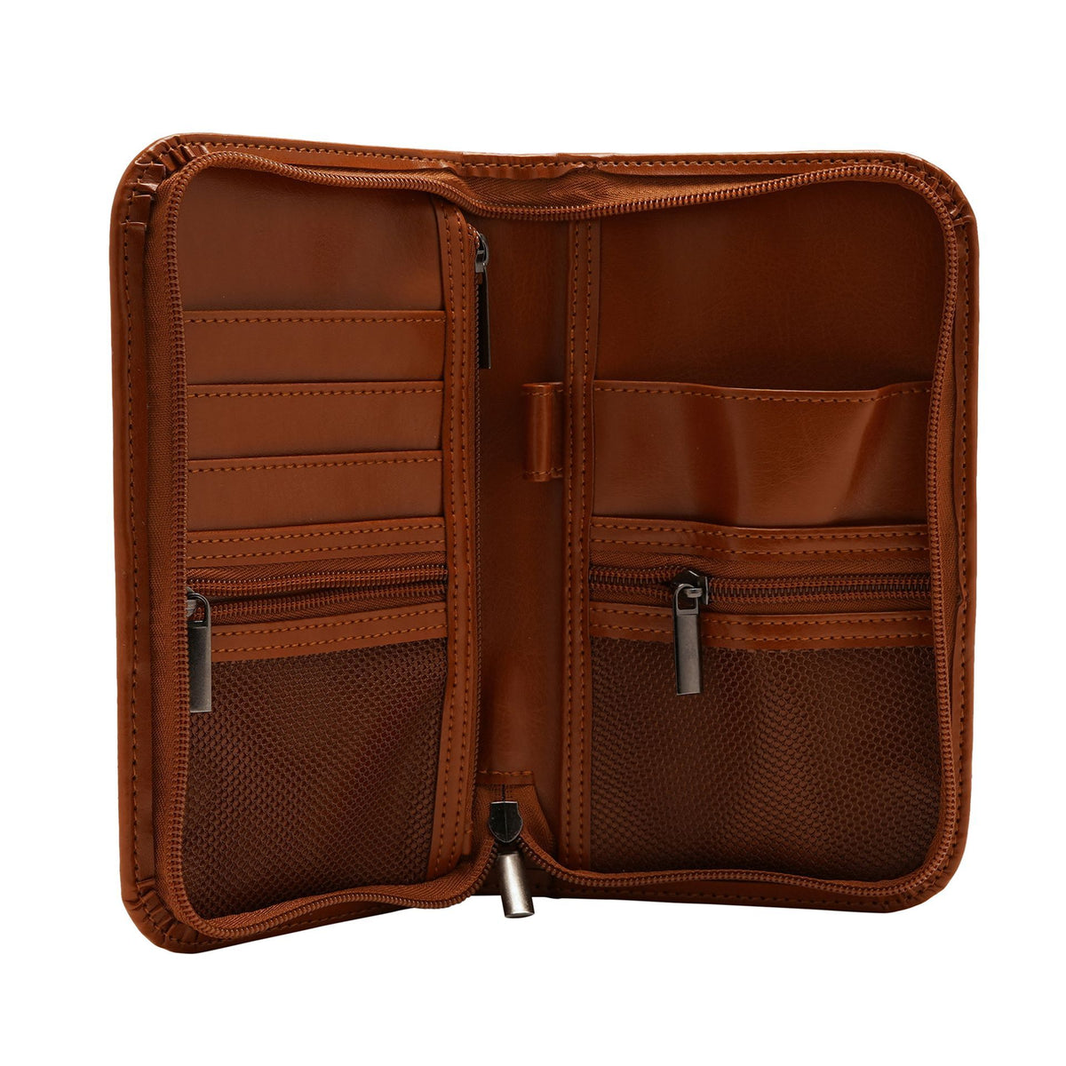 Harvey Makin passport and travel document holder - Tan