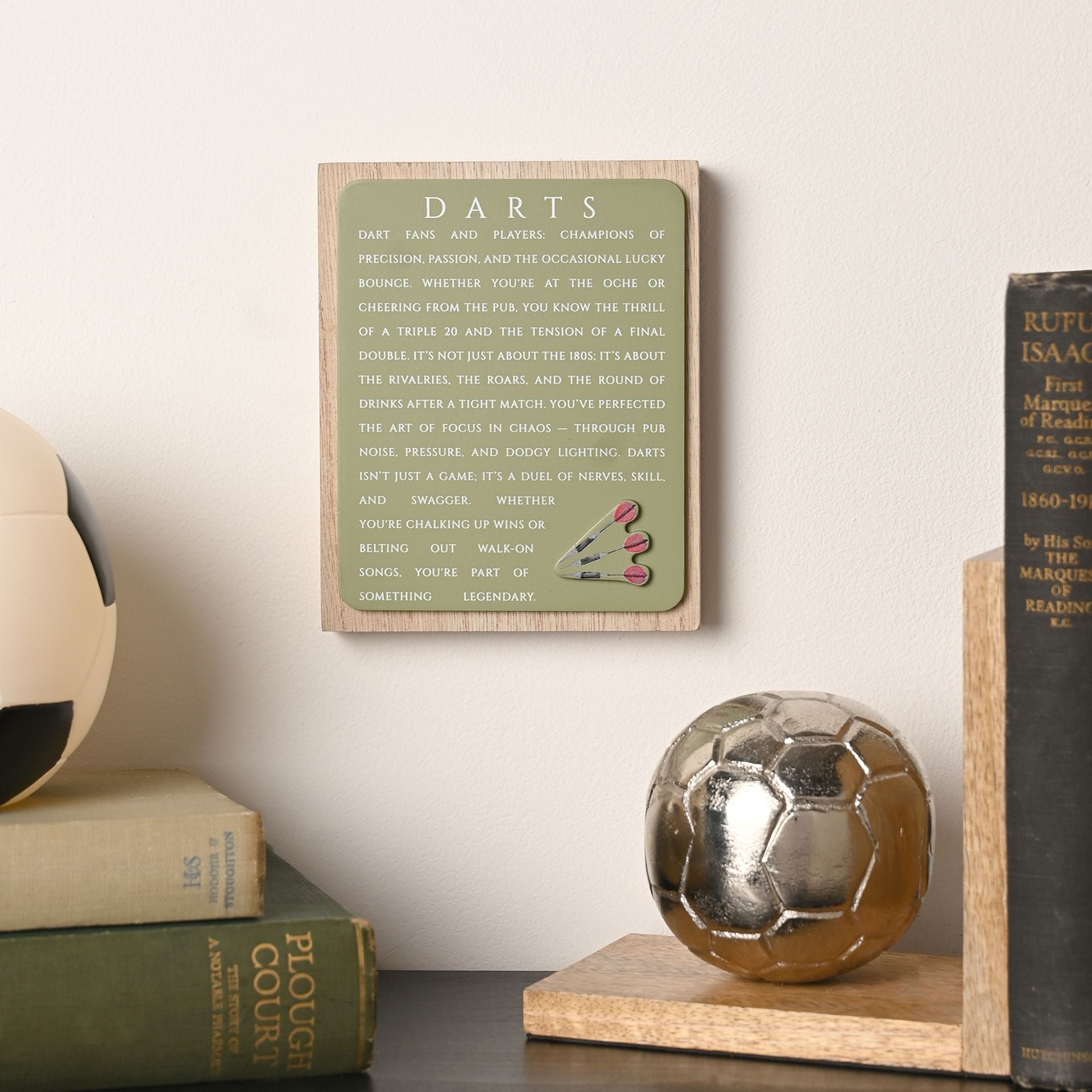 Hobbies Darts Plaque