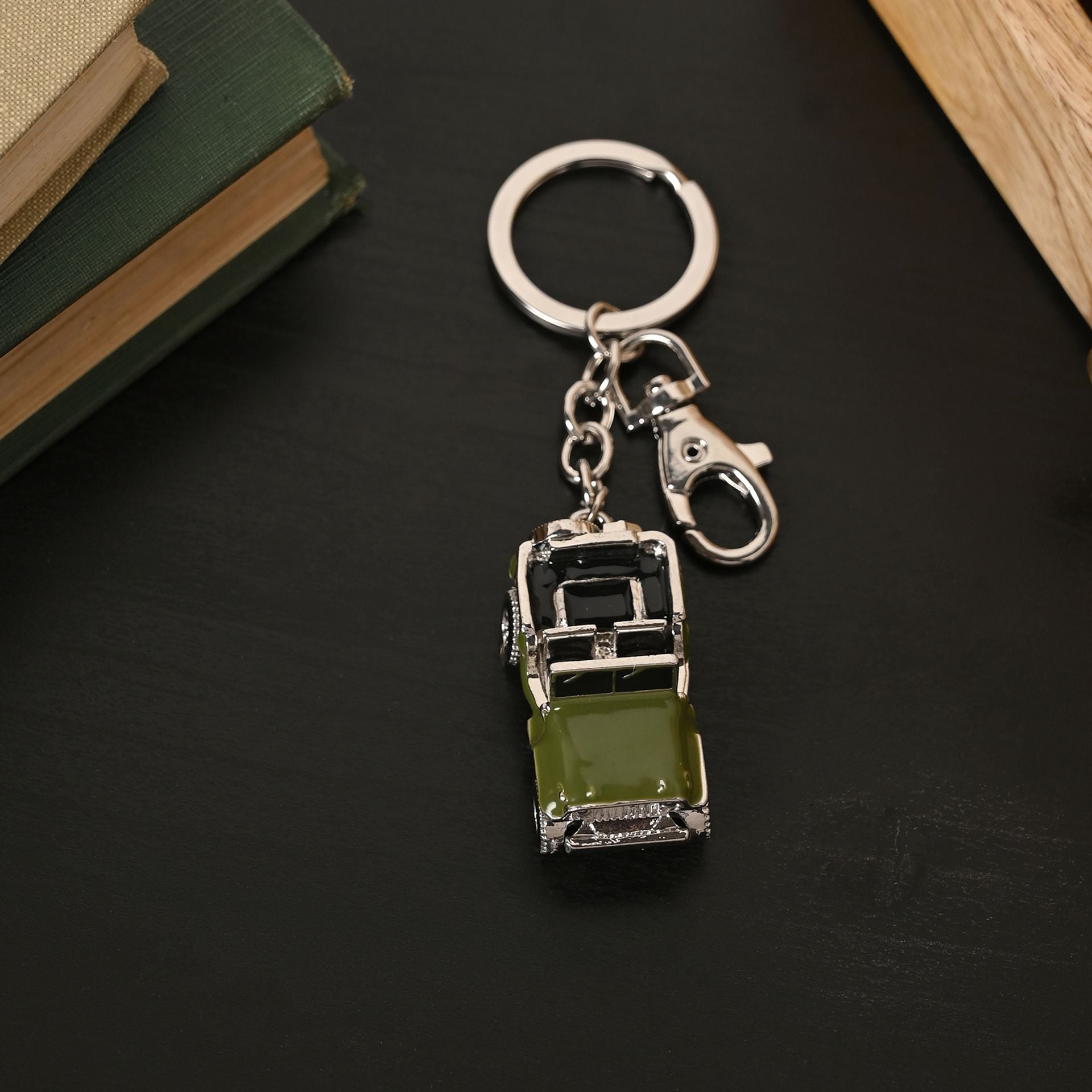 Hobbies Green 4x4 Keyring