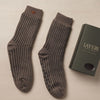 Harvey Makin Layers Chunky Socks - Grey, Size 5-11