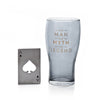 Hotchpotch Orion Beer Glass & Opener - The Man, The Myth, The Legend