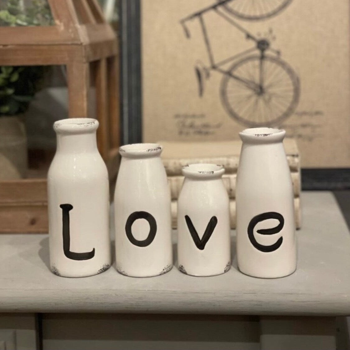 Love Bottle Vases